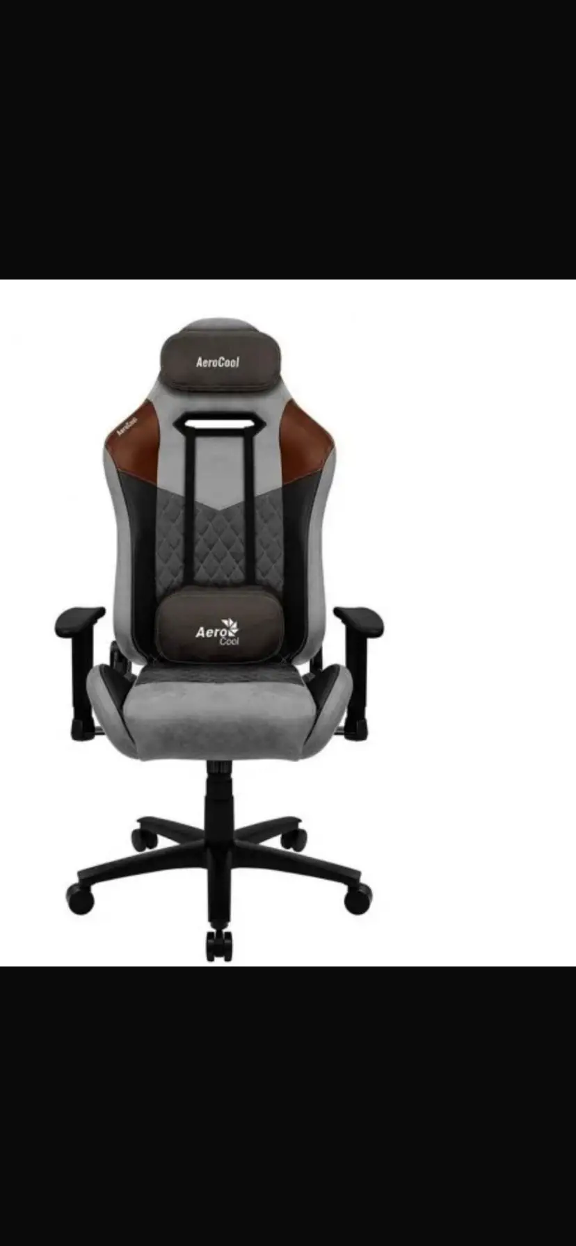 Sillón Gamer AeroCool color gris