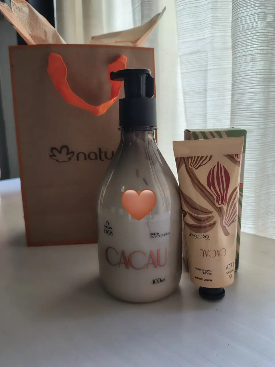 Kit natura cacau hidratante corporal y manos