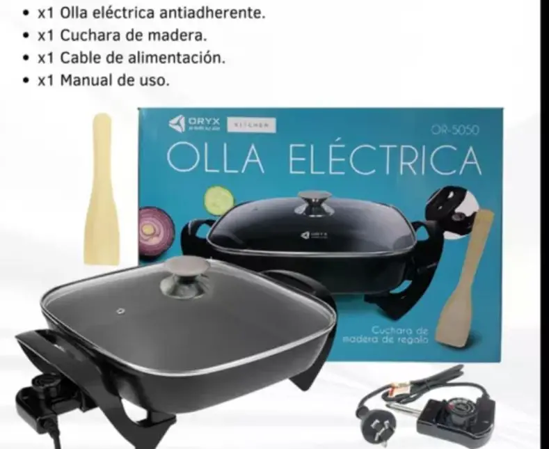 Olla electrica Antiadherente