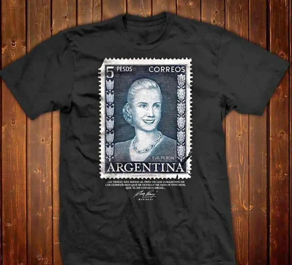 Remera Peron, Evita.