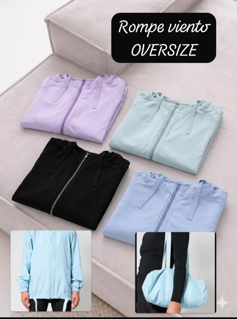 Campera Rompeviento OVERSIZE