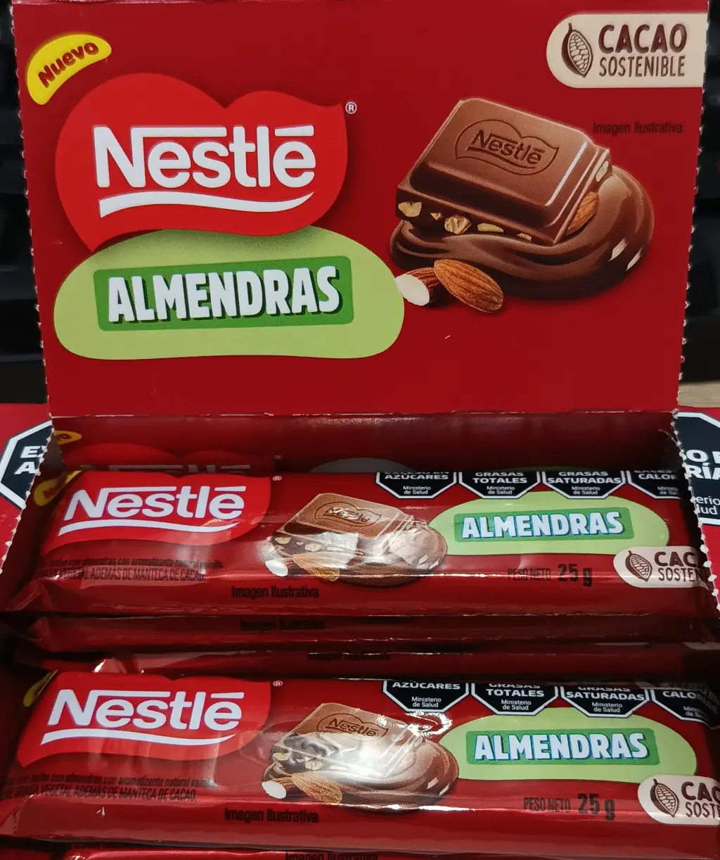 Chocolate con almendras Nestlé x 25g