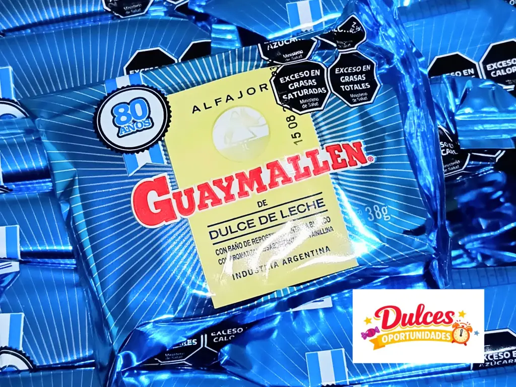 Alfajor Guaymallén Simple Blanco Dulce de Leche x 38g