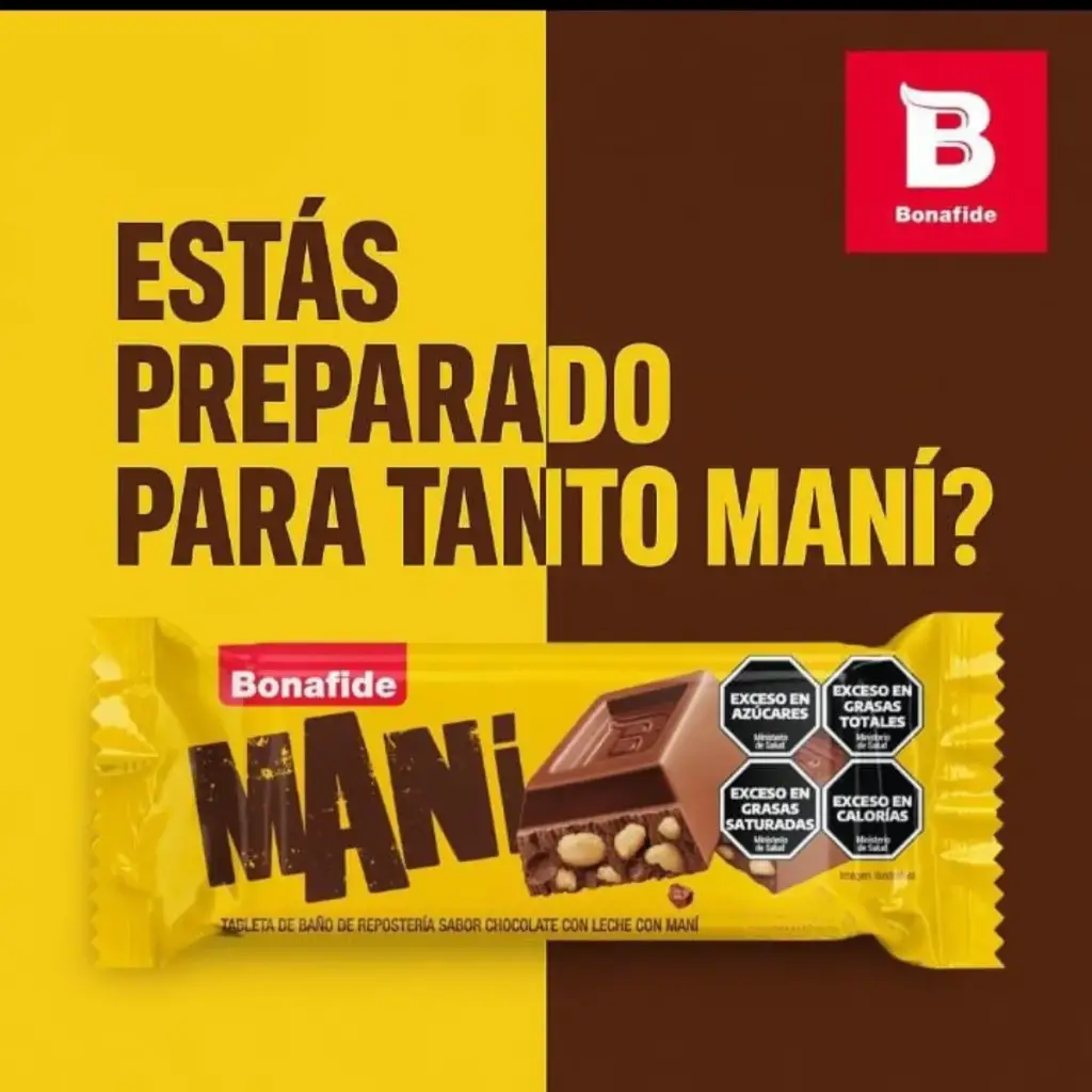 Tableta de Chocolate con Leche y Maní Bonafide 30g