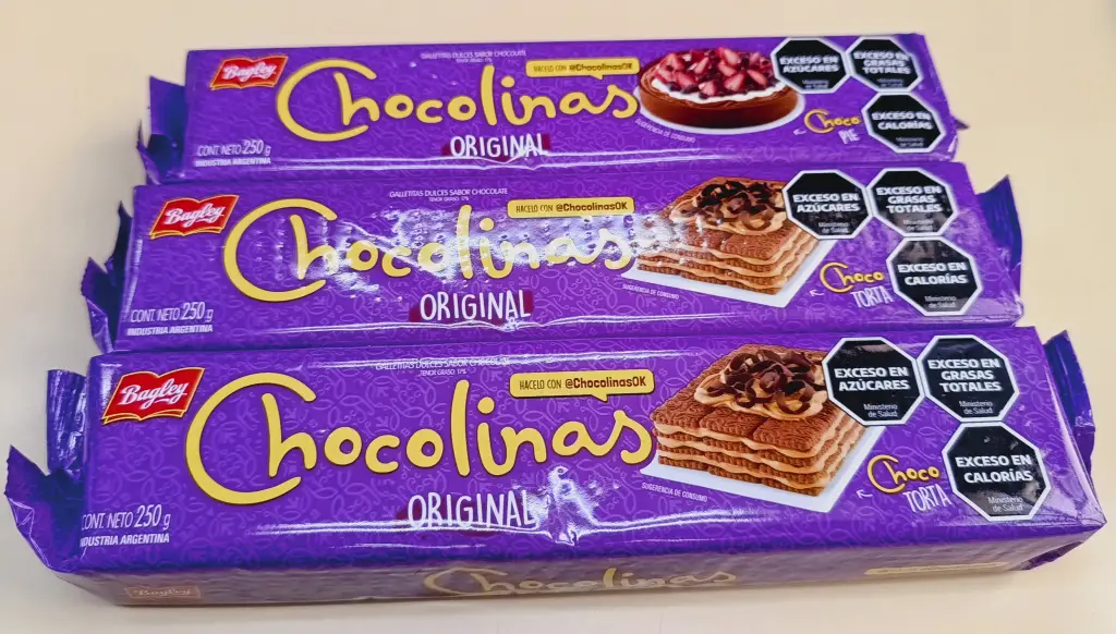 Galletitas Chocolinas Original 250g Bagley Chocotorta