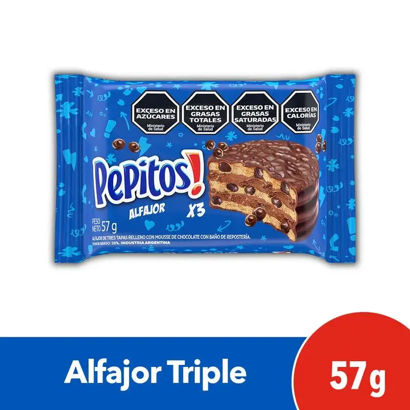 Alfajor Triple Pepitos 57g