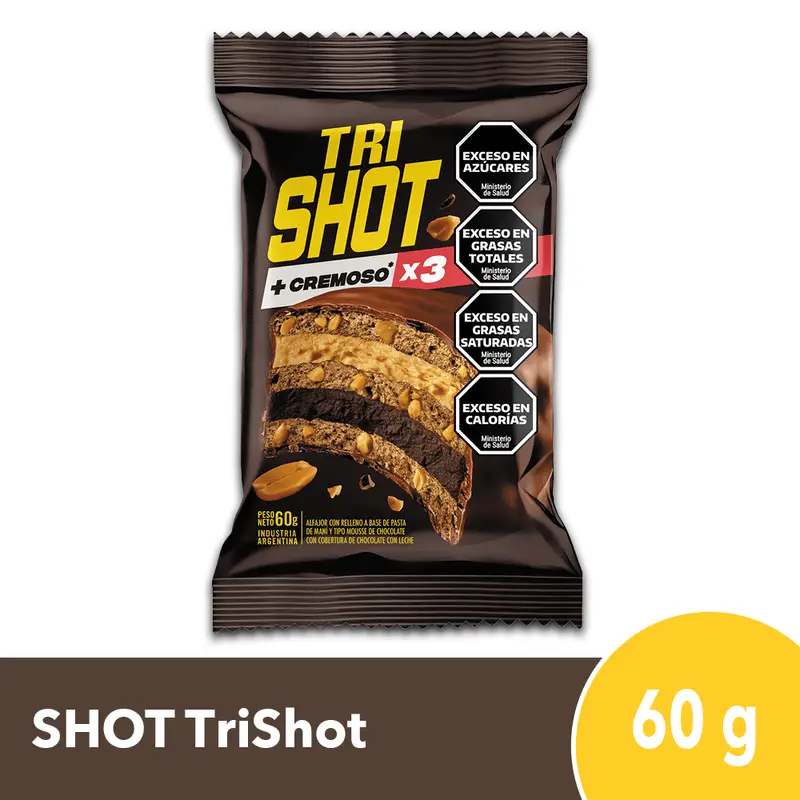 Alfajor Triple SHOT TriShot 60g