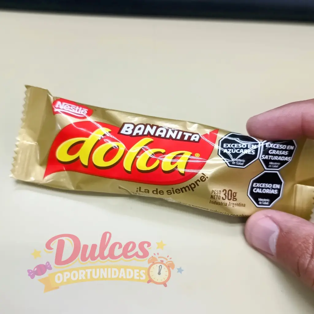 Bocadito bombón relleno Bananita Dolca 30g Nestlé