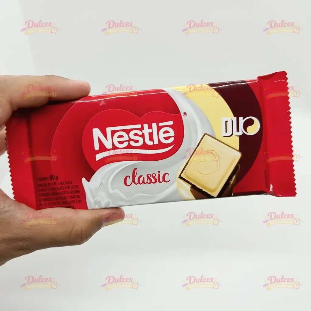 Chocolate con leche Nestlé Classic Dúo 80g