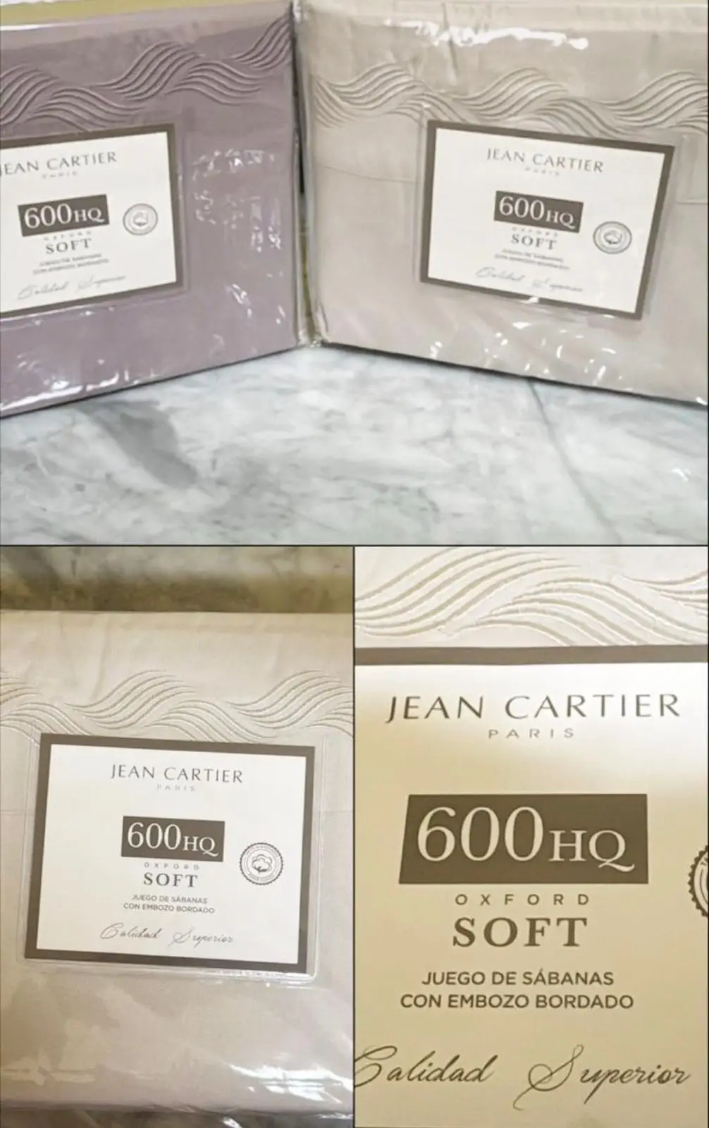 Juego de Sábanas Jean Cartier Soft