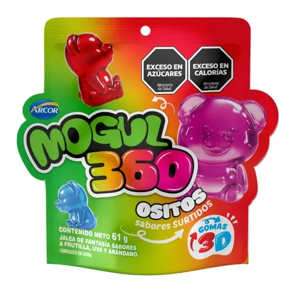 Gomitas Mogul 360 Ositos sabores surtidos 61g