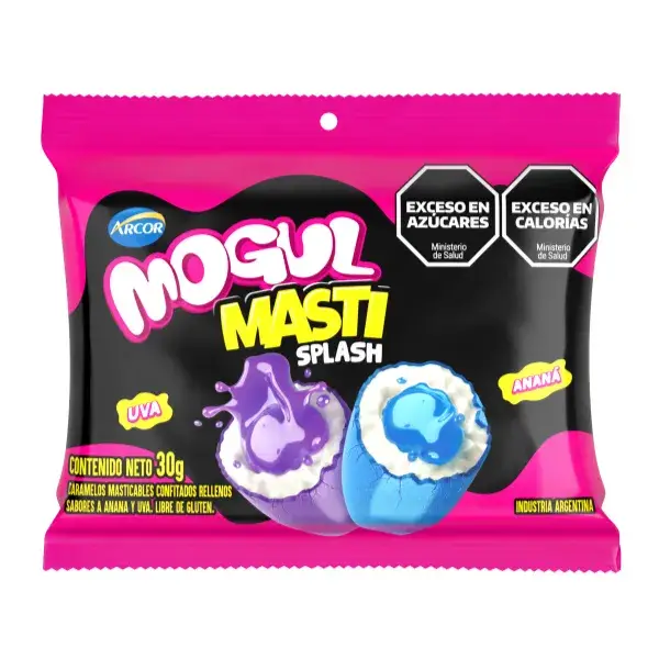 Caramelos masticables confitados Mogul Masti Splash 30g