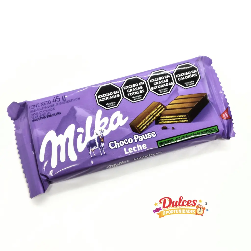 ¡OFERTA! Oblea rellena recubierta en chocolate Milka Choco Pause Leche 45g