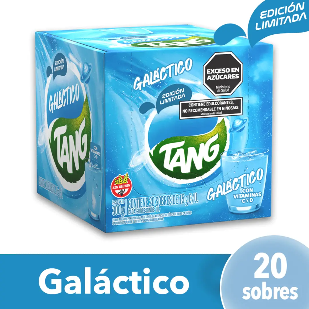 Jugo en polvo Tang Galáctico 15g Edición Limitada