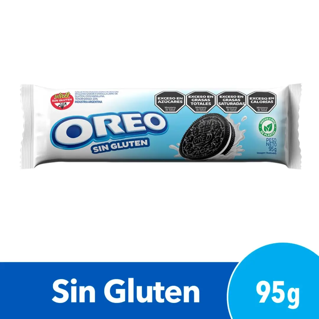 Galletitas rellenas Oreo Sin Gluten 95g