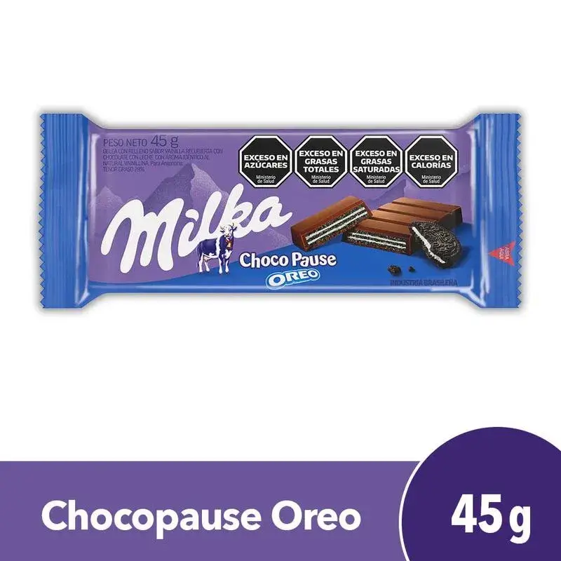 ¡OFERTA! Oblea bañada en chocolate Milka Choco Pause Oreo 45g