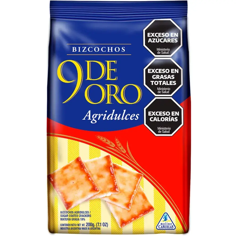 Bizcochos 9 de Oro Agridulces 200g