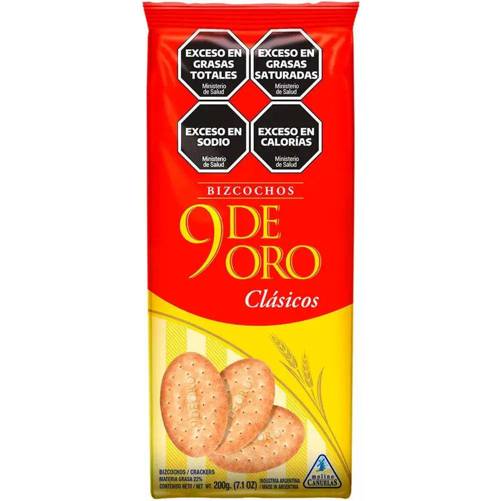 Bizcochos 9 de Oro Clásicos 200g