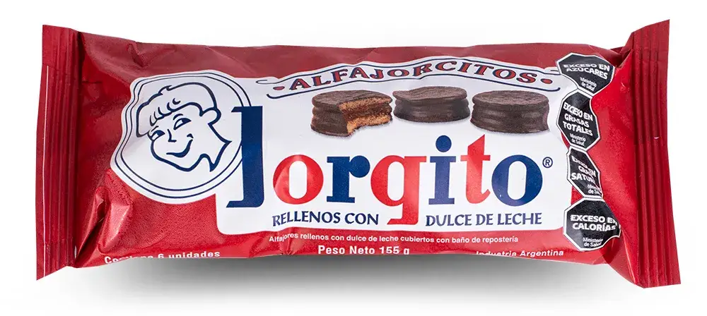 ¡OFERTA! Alfajores Alfajorcitos Jorgito Mini Choco Negro 155g