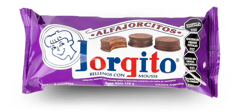 ¡OFERTA! Alfajores Alfajorcitos Jorgito Mini Mousse 128g