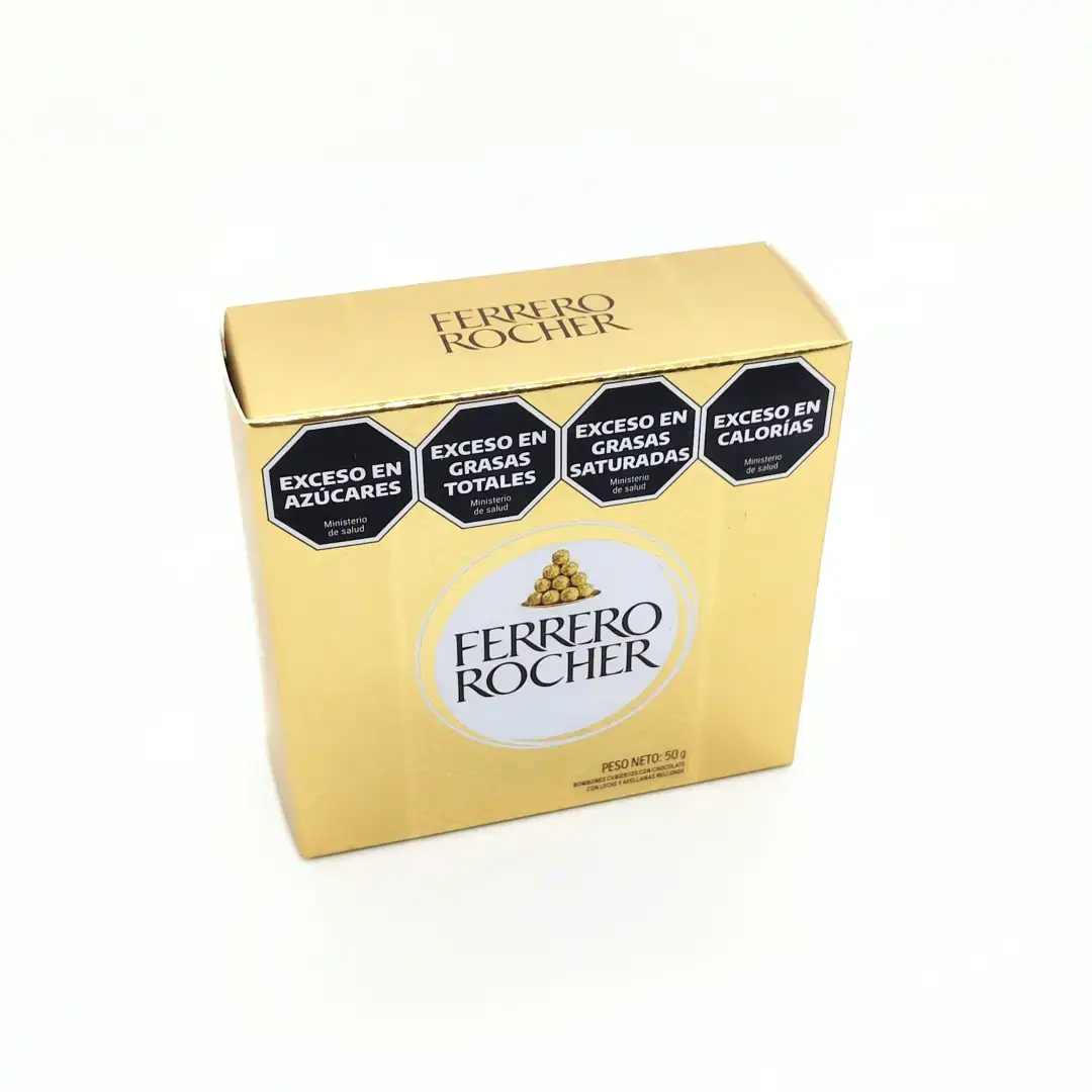 Bombones Ferrero Rocher estuche de 4 unidades 50g