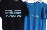Remeras personalizadas estampadas en dtf minimo 4 unidades