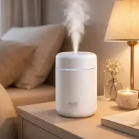 HUMIDIFICADOR USB CON LUZ LED de 300 ml
