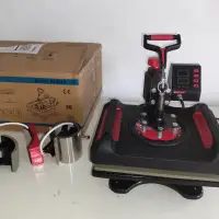 Sublimadora estampadora textil, gorras, tazas/vasos, platos