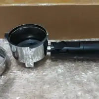 Portafiltro Cafeteras Espresso Hogareñas + Canasta Filtro 51mm Presurizada para dos tazas