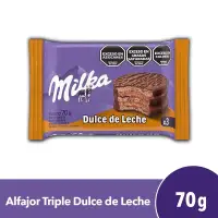 Alfajor Triple Milka Dulce De Leche 70g