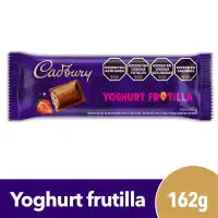 Chocolate Cadbury Relleno Yoghurt Frutilla 162g