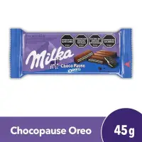 ¡OFERTA! Oblea bañada en chocolate Milka Choco Pause Oreo 45g